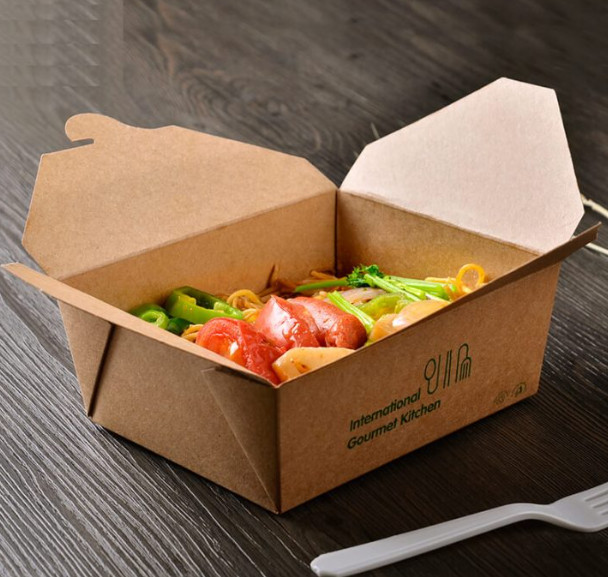 Mẫu hộp giấy đựng thức ăn | Ảnh: invietvuong.com